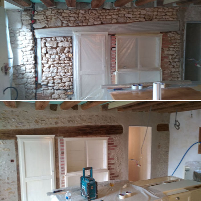 Image d'une batisse rénovée intégralement : toiture, ravalement, huisserie